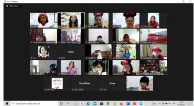 Acara Virtual Children’s Day Saint Monica Jakarta School