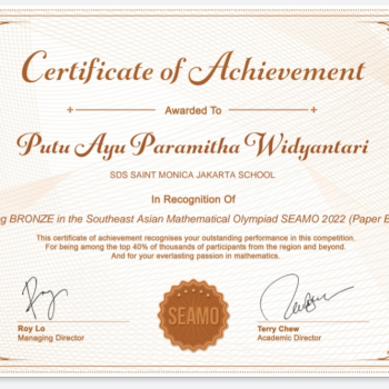 Certificate Of Archievement